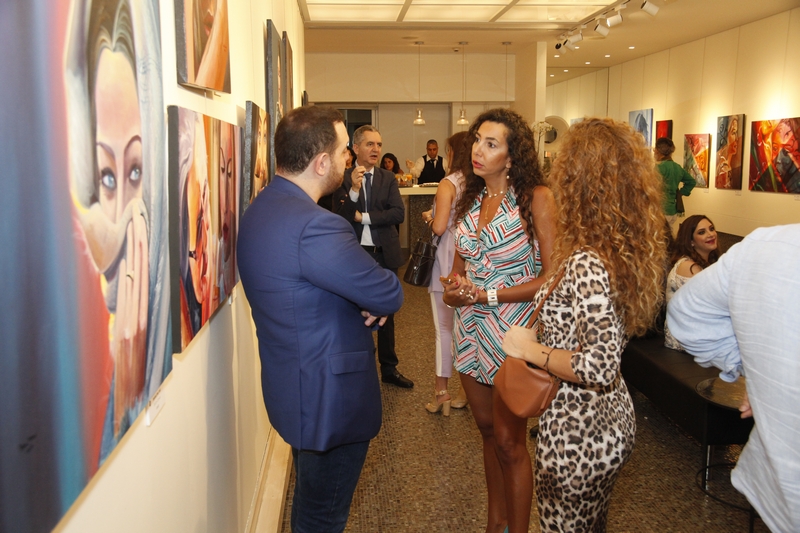 Opening of Nina Taher's Solo Exhibition 'Woman'